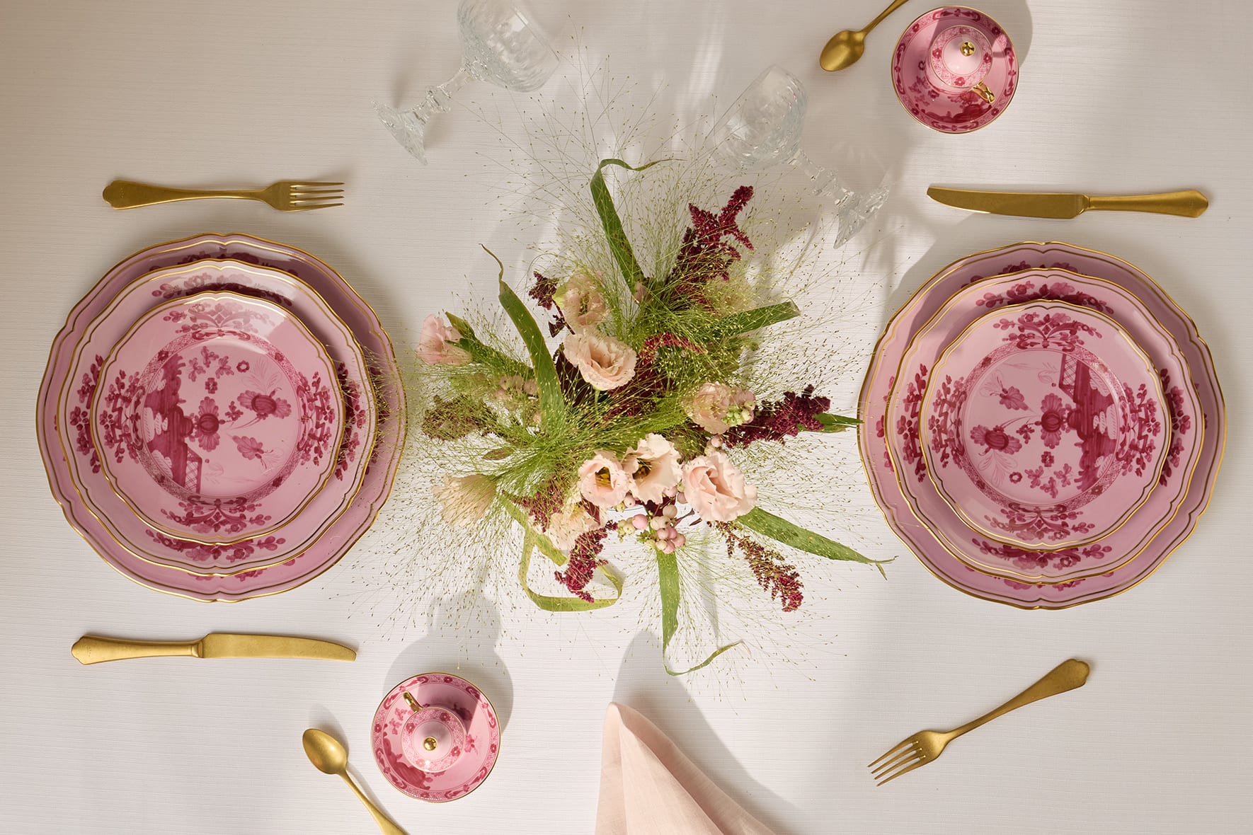 Tableware set for two | Porpora | Ginori 1735